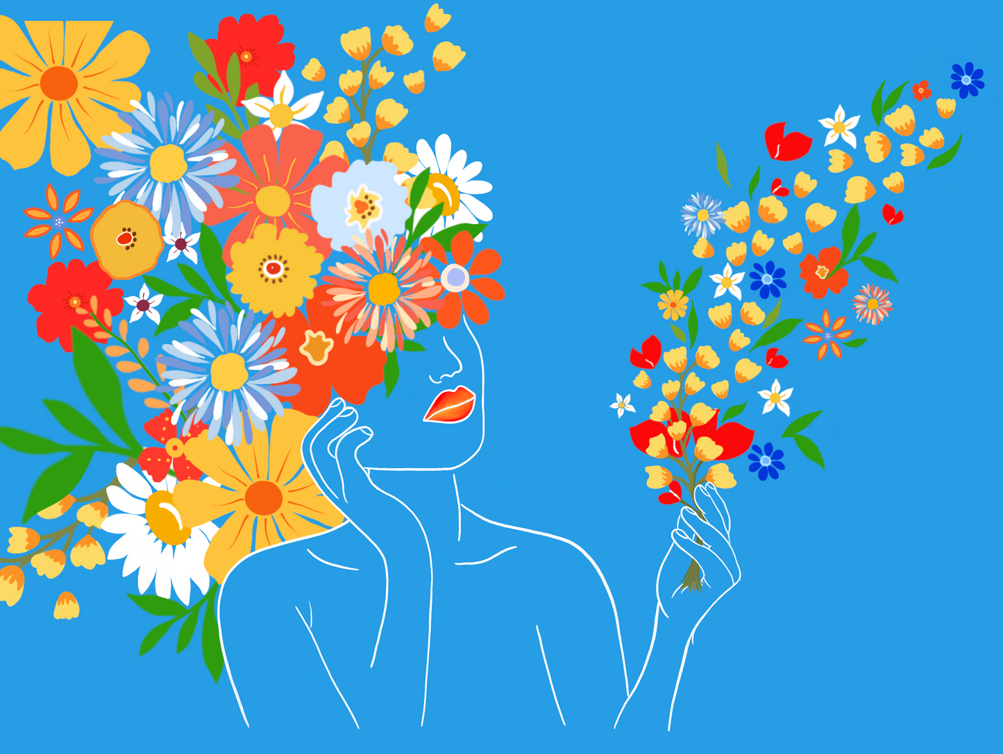 "Unapologetically Blooming" Print 12 x 8